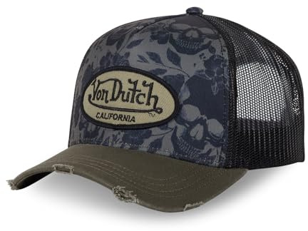 Von Dutch Kappe für Damen & Herren, verstellbar, Trucker-Kappe, bedruckt