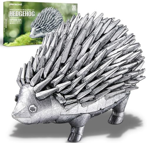 Piececool 3D Puzzle Metall Modellbau Lgel, Tiermodell 3D Metal Puzzle für 340 Edelstahl, Ganzes Metall, 1:1 Wiederherstellen Sammlung, Geburtstagsgeschenk, Modellbausatz Erwachsene, 222 Teile