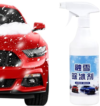 Enteiser Spray | 500ml Windschutzscheiben Schneeentfernung,Schnee Schmelz Spray | Für Kalte Wetterbedingungen Auto Tür Scheibenwischer Winter Morgen Pendeln Übernacht Parken Lang Strecken Fahren