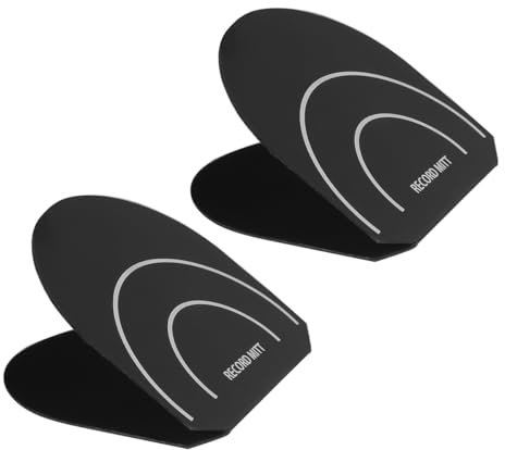 ACOLY Lot de 2 gants antistatiques pour la manipulation des disques vinyles, protège de la poussière et des rayures, accessoires pour tourne-disques