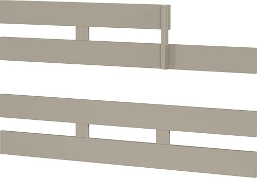 Germania Sicherheitsset 7029-186 GW-Tomino, in Steingrau, passend zum Kinderbett 7026, 139 x 31 x 79 cm (BxHxT)