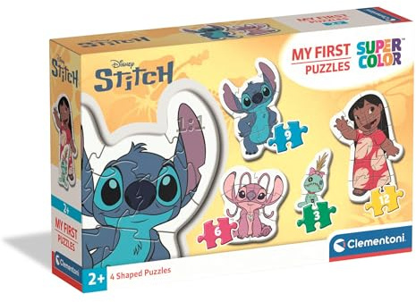 Clementoni My First Puzzles Stitch Kinder Puzzle | 3, 6, 9 und 12 Teile für Kinder ab 2 Jahre - Geschicklichkeitsspiel von Clementoni 20595