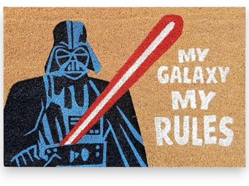 Christmas Inspirations Star Wars Fußmatte Darth Vader Kokos Türmatte 40x60 cm für innen & außen Schmutzfangmatte dekorative Haustürmatte für Eingangsbereich, Flur und Wohnungstür