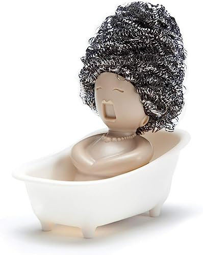 Peleg Soap Opera - Soporte para Esponja, Color Blanco