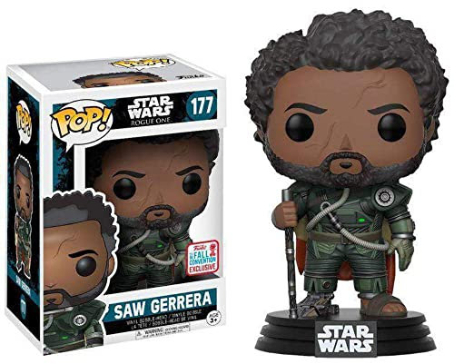 Funko Figurine Pop - Star Wars Rogue One - Saw Gerrera with Hair Ltd (177)