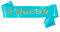 Oblique Unique® Mum to Be Schärpe Baby Shower Party Schwangerschaft Mutterschaft werdende Mutti Mama - Farbe wählbar (Blau)