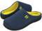 RockDove Zapatilla de dos tonos y espuma viscoelástica para Hombre, 43.5 EU, Azul Marino y Amarillo