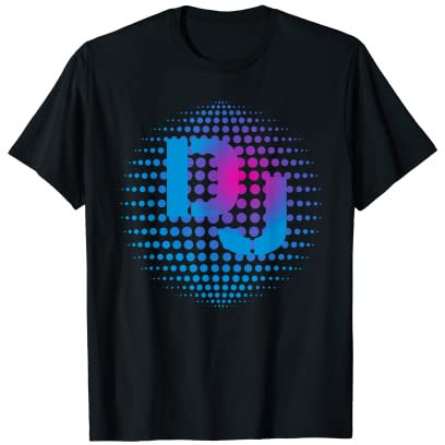 DJ Heartbeat Spiegelkugel Design T-Shirt