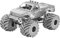 Fascinations MMS216 Metal Earth Metallbausätze - Geländewagen Monster Truck, lasergeschnittener 3D-Konstruktionsbausatz, 3D Metall Puzzle, DIY Modellbausatz mit 3 Metallplatinen, ab 14 Jahre