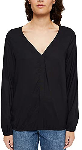 ESPRIT Damen 991cc1f313 Bluse, 001/Black, M
