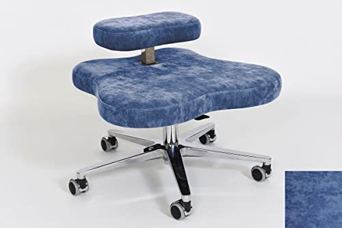DragonflyChair - aktiver Bürostuhl zum Sitzen in verschiedenen Stellungen (im Schneidersitz, in japanischer Sitzhaltung, hocken oder auf andere Weise); wie Kinder auf dem Boden. (Standard, Sky)