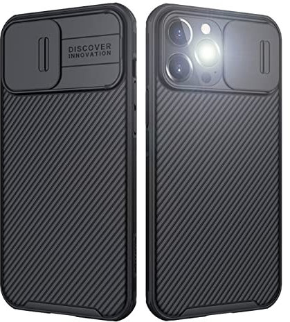Nillkin Case for iPhone 13 Pro Max, CamShield Pro iPhone 13 Pro Max Case with Slide Camera Cover, Slim Stylish Business Case for iPhone 13 Pro Max (For iPhone13 Pro Max, Black)