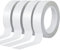 YISUMEI Selbstklebeband mit 4 Rollen von Doppelseitigem Klebeband zum Nähen, Basteln, Handarbeit, Jede Rolle für 25 mm x 25 Meter Weiß