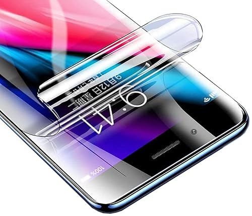 Snailcanfly 2pcs película de hidrogel para iPhone XS/iPhone X 5.8 | Protector de Pantalla de gel Flexible de Alta Sensibilidad a Prueba de Explosión HD TPU Desbloqueada con Huellas Digitales