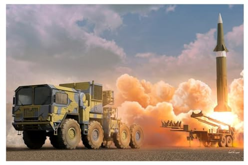 Hobby Boss I Love kit - 1/35 M1001 MAN mit M790 Erector Launcher - Plastikmodellbausatz