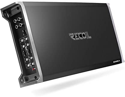 Recoil REA600.4 1040 Watts Full-Range Class A/B 4-Channel Car Audio Amplifier, 2-3 Ohm Stable, Mosfet Power Supply, Bridgeable