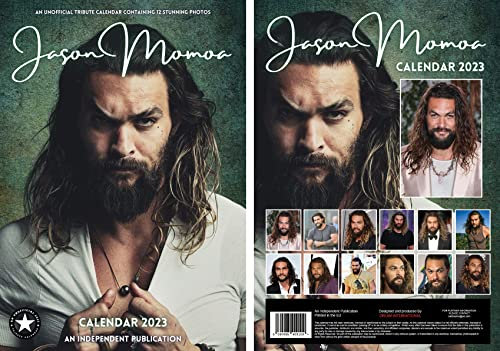 Jason Momoa Kalender 2023 mit Jason Momoa Kühlschrankmagnet