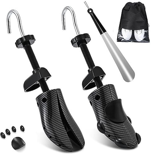 eachway Schuhspanner Schuhspanner, verstellbare Länge & Breite für Damen und Herren (S (für Damen 38-44) Schwarz