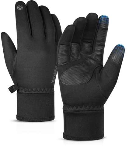 ATERCEL Winterhandschuhe Herren Damen, Touchscreen Warme Wasserdicht Handschuhe Fahrrad Handschuh Winterhandschuhe Sporthandschuhe Skihandschuhe für Radfahren, Laufen, Autofahren, Skifahren S