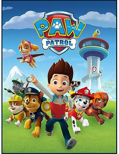 SCOOVY Paaw Dog Paatrol 5D Diamond Painting Set, Anime DIY Bilder Diamant Malerei Kits für Kinder, Anime Tiere Diamant Kunst Handwerk Bild Kit, Zahlen Diamond Painting Zubehör für Geschenke, Wand