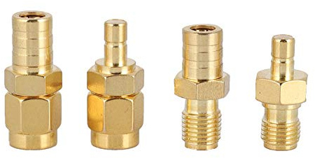 DAB Aerial Adapter, 4 Types SMB Female to SMA Male, SMB Female to SMB Female, SMA Male to SMB Male, SMA Female to SMB Male, RF Connector Adapter Kit for DAB Car Radio Antenna