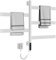 ZOYI 180°Drehung Bad handtuchtrockner elektrisch, handtuchwärmer elektrisch, badheizkörp erelektrisch, handtuchhalter elektrisch, 220v (Weiß-5 Stange)