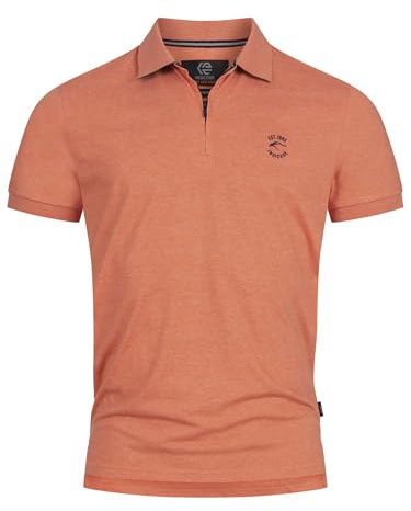 Indicode Herren INYonah Poloshirt Herrenshirt aus Baumwolle mit Polokragen | Klassisches Herrenshirt aus weicher Baumwollmischung, Polohemd, Freizeitshirt, Herrenpolo, Baumwollshirt für Männer