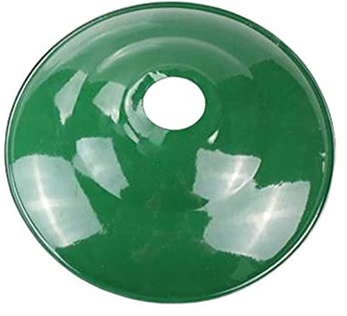 HUIHHAO Porzellan-Emaille-Lampenschirm, Pendelleuchte, Käfig, grün, Ersatz for Bodenscheune, Tischlampe, Lampenschutz, Dekorationszubehör, langlebig, 35 cm tief(30cm Shallow)