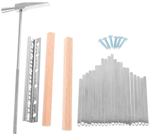 BESTonZON Kalimba Daumenklavier-zubehör 21-noten-stahlstangen-stimmhammer für Die Reparatur Von Musikinstrumenten