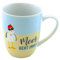 Dekohelden24 Kaffeebecher/Tasse aus Porzellan, Motiv: Meer geht Immer. Größe H/Ø: 9,8 x 8,2 cm, Fassungsvermögen 250 ml, Spülmaschinengeeignet.