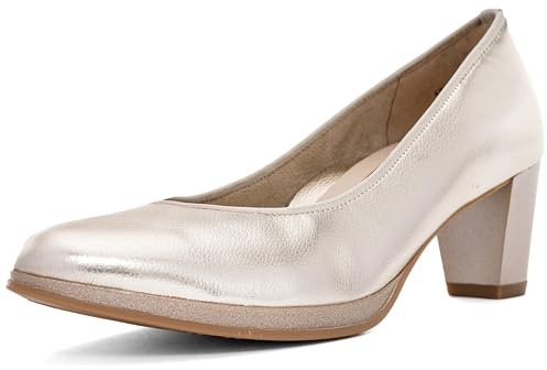 ara Damen Orly Pumps, Platin, 41 EU