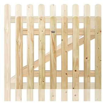 Premier Garden Supplies Made-To-Measure Wooden Picket Pale Pedestrian Garden Gate Heights between 3ft (91cm) to 4ft (120cm) by Widths between 3.5ft (106cm) to 4ft (120cm)