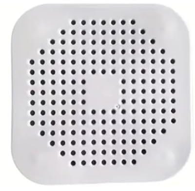 IMAXWAVE Filtro de Drenaje Plegable de Silicona con Ventosa - Atrapa Pelos para Ducha, Baño y Cocina - Colador de Desagüe Antibloqueo - Tapón Universal para Fregadero, Bañera y Lavabo (Blanco)
