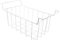 CLISPEED Chest Freezer Organizer Bins Stackable Storage Rack with Handles for Meat Foods Capacity Rustproof Wire Design for Improved Air Circulation for Chest