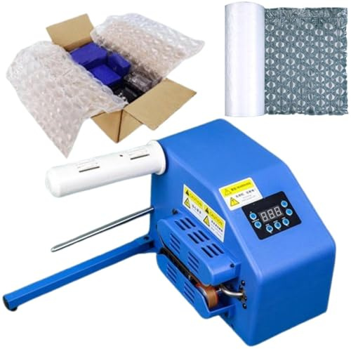 Automatische Luftkissenmaschine für sichere Verpackung, effiziente Luftpolsterfolie und Airbag-Versiegelungsausrüstung, ideal für Handverpackungen und Polyethylen-Verpackungslösungen