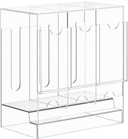 Booster Pack Dispenser | Sammelkarten-Packs mit 3 Fächern | Platzsparender Organizer für Schlafzimmer, Geschäft, Spiele, Handel, Zuhause,