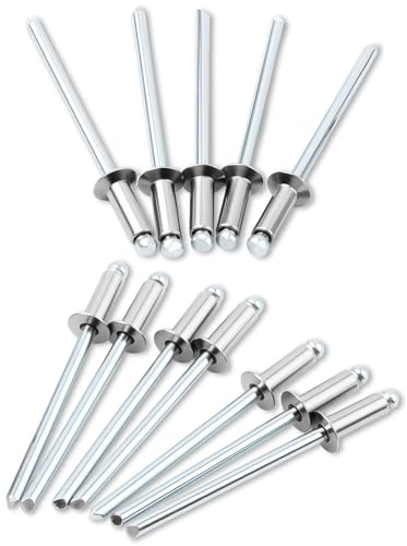 12PCS Silver Rosette Rivets Stainless Steel, Stainless Steel Rosette Rivets for Car Tags And Vehicle Information Nameplate, Plate Name Tag Fastener Repair
