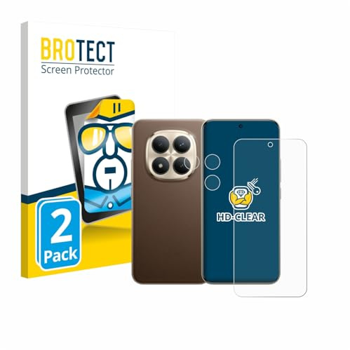 BROTECT Schutzfolie für Xiaomi Redmi Note 15 Pro Plus 5G | (Display+Kamera) 2 Stück Transparenter Displayschutz Made in Germany Klare Displayschutz-Folie Clear Einfache Montage