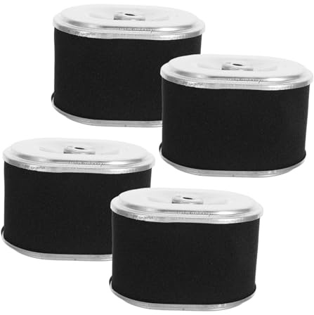 HYTROVE 4 Pezzi Filtro Aria Filtrazione Efficiente per Motozappa 168f per Motore a Benzina e Facile Installazione Adatto a Lavori Agricoli e Edili