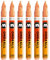 Molotow One4All 127HS Acryl Marker (2,0 mm Strichstärke, hochdeckend und permanent, UV-beständig, für fast alle Untergründe) 6 Stück Farbe 117 pfirsich pastell