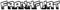 Samunshi® Wandtattoo Frankfurt Schriftzug Skyline schwarz