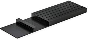 Modify Messereinsatz B 137,5 x T 472 x H 26 mm, Esche schwarz/Besteckeinsatz Holz