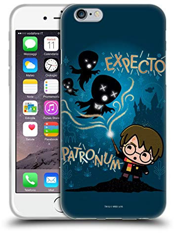 Head Case Designs Offiziell Offizielle Harry Potter Expecto Patronum Deathly Hallows III Soft Gel Handyhülle Hülle kompatibel mit Apple iPhone 6 / iPhone 6s