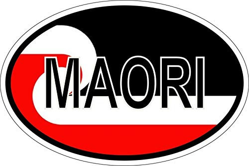 Akachafactory Sticker Aufkleber Nationalitätenkennzeichen Flagge Fahne Maori