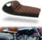 DKMOTORK 0393 Hump Motorrad Retro Cafe Racer Sitz für Honda Yamaha Suzuki Kawasaki schwarz braun