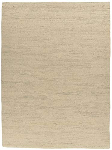 Theko | marokanischer Berber Teppich handgeknüpft aus 100% Schurwolle | Hadj | Wollsiegel | Farbe: Jaspe | 70 x 140 cm