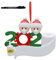 Lazzboy Store Survived Family Ornament 2020 Christbaumschmuck Weihnachten Anhänger Baumschmuck Weihnachtsanhänger DIY Mitbringsel Weihnachtsferien Dekorationen Anhänger(2 Menschen + Stift)