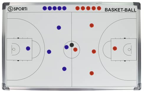 Sporti France Basketball-Taktik-Tafel 60x90cm