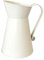 Haorw Flower Pot, Rustic White Watering Milk Jug Vase with Handle Coffee Pot Shaped Flower Pot Vintage Home Decor Gardening Supplies