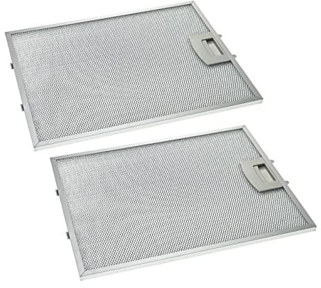 vhbw 2x Filter Metallfettfilter Dauerfilter kompatibel mit Constructa CD66121/01, CD66150/01, CD66150/03, CD66150/04 Dunstabzugshaube, Metall